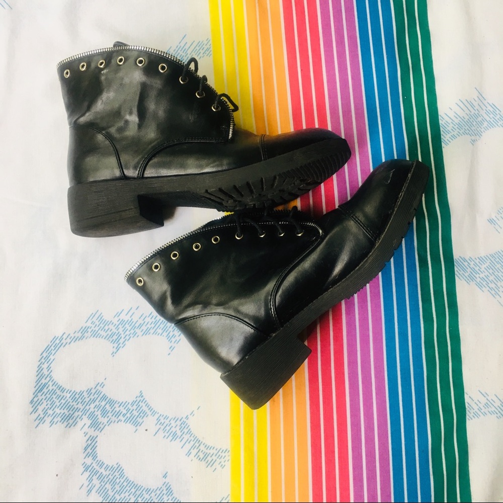 Biker style boots from Dolls Kill
